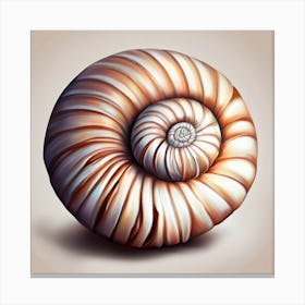 Odd Nautilus Shell Canvas Print