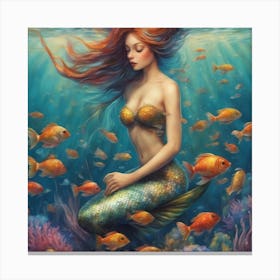 Mermaid 1 Canvas Print