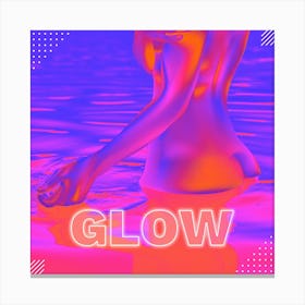 Glow Neon Canvas Print