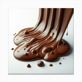 Chocolate Pouring Canvas Print