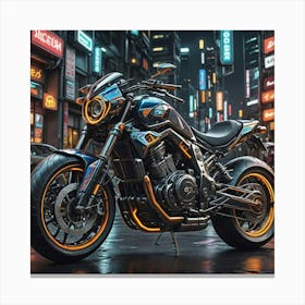 Yamaha Chopper Canvas Print