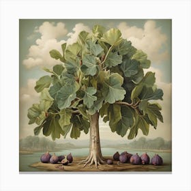 Fig Tree Canvas Print