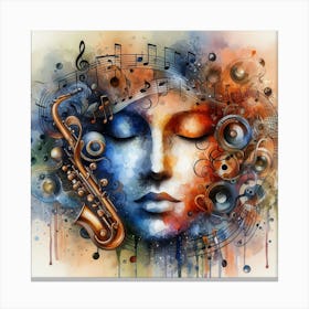 Saxophone Canvas Print