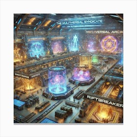 A Detailed Depiction Of The Interdimensional Armor Canvas Print