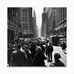 New York 1950s Canvas Print