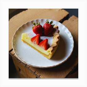 Strawberry Tart 1 Canvas Print