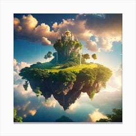 Island In The Sky 1 Canvas Print