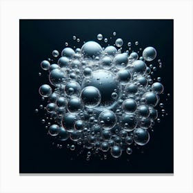 Water Bubbles 1 Canvas Print