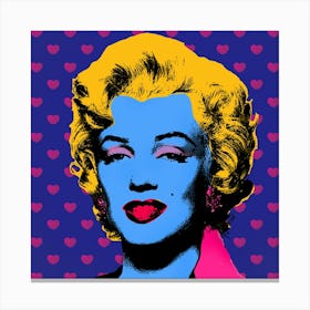 MARILYN B Canvas Print