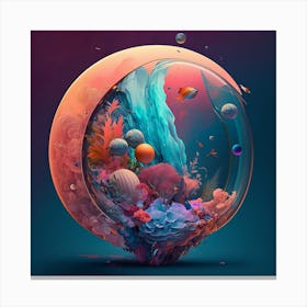 Sphere Of Water Canvas Print