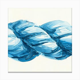 Blue Rope Canvas Print