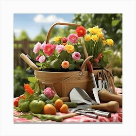 Garden Tools for your great work Canvas Print