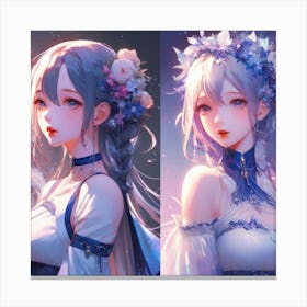 Anime Girl (82) Canvas Print