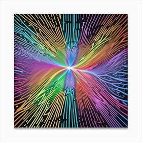 Rainbow Burst 13 Canvas Print