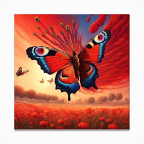 Butterfly In The Sky 1 Canvas Print
