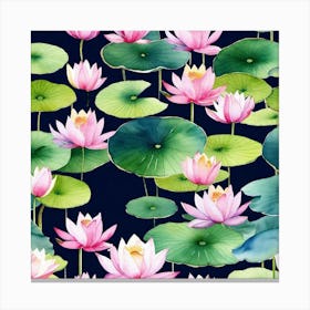 Pink Lotus Canvas Print