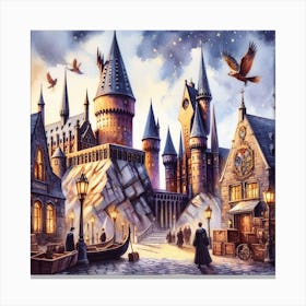 Hogwarts school of Witchcraft 1 Canvas Print