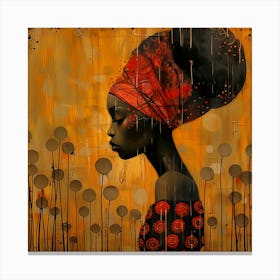 African Woman Canvas Print