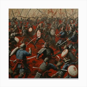 Samurai Battle 7 Canvas Print