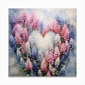 Heart Of Lilacs Canvas Print