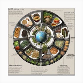 World'S Plate Canvas Print