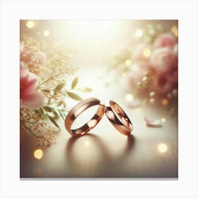 Wedding Rings 3 Canvas Print