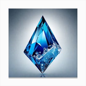 Blue Diamond 2 Canvas Print