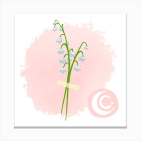 Lily Of The Valley (Water Flower) Canvas Print