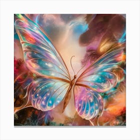 Butterfly In The Sky Canvas Print