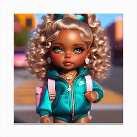 Nike Doll 8 Canvas Print