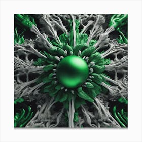 Emerald Green 1 Canvas Print
