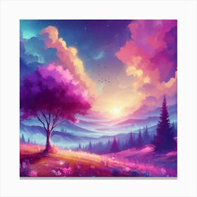 Landscape Painting 262 Canvas Print