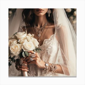 Bride Canvas Print