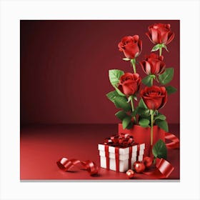 Red Roses Canvas Print