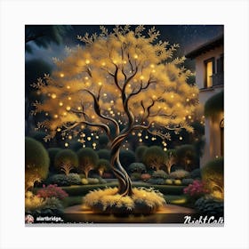 Tree Of Light Canvas Print