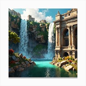 Waterfall 2 Canvas Print