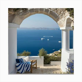 Aegean Sea Canvas Print