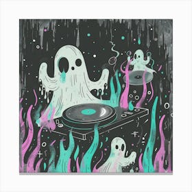 Ghost Dj Canvas Print