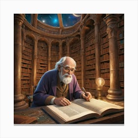 The Librarian 23 Canvas Print