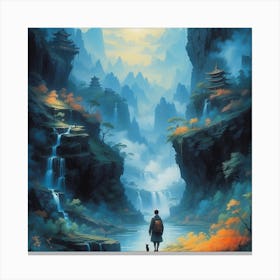 Asian Landscape Canvas Print