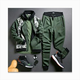 Sporty urban outfit Canvas Print