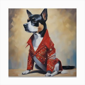Elvis Dog 1 Canvas Print