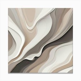 Abstract Wavy Pattern Canvas Print