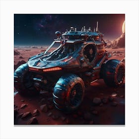 Exploring Extraterrestrial Terrain Canvas Print