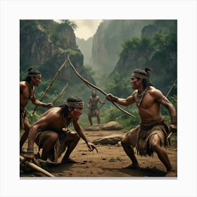 Indigenous Warriors Canvas Print