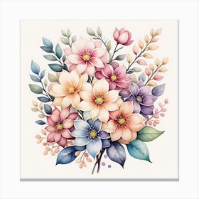 Floral Symphony Canvas Print