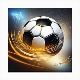 Soccer Ball Canvas Print