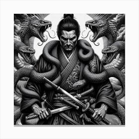 Samurai Canvas Print