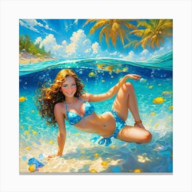 Mermaidfred Canvas Print