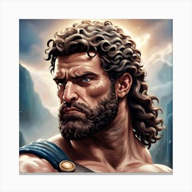 Hercules son of Zeus Canvas Print